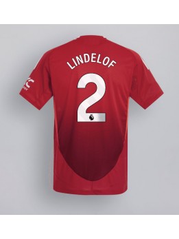 Manchester United Victor Lindelof #2 Replika Hemmakläder 2024-25 Kortärmad